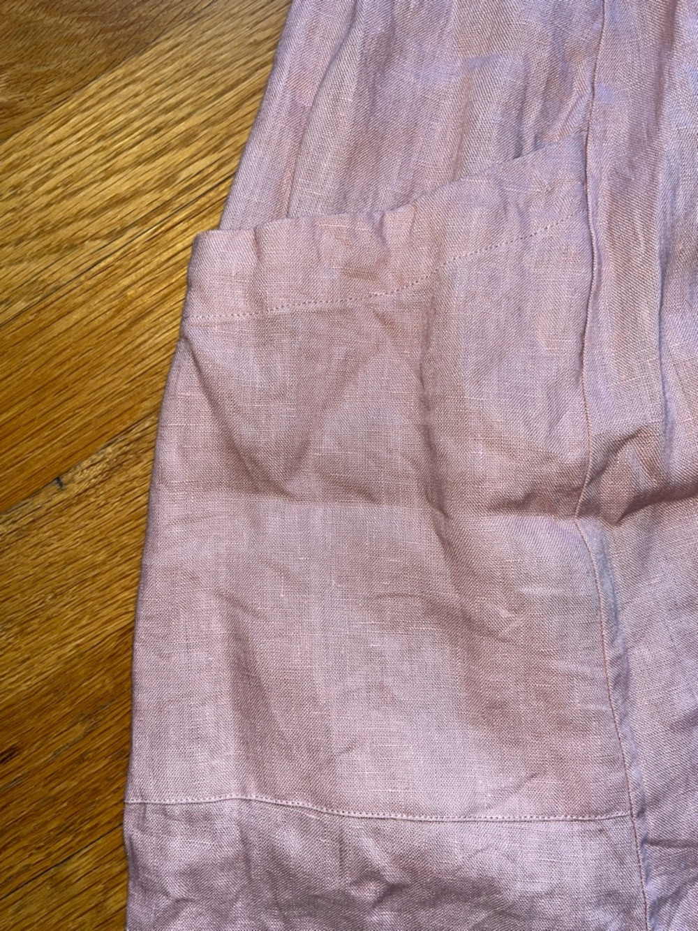 Reformation Francis Prairie A-Line Linen Dress Pink Size 2 - Picture 5 of 8